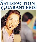 Satisfaction guaranteed on all water filter and water treatment systems orders.